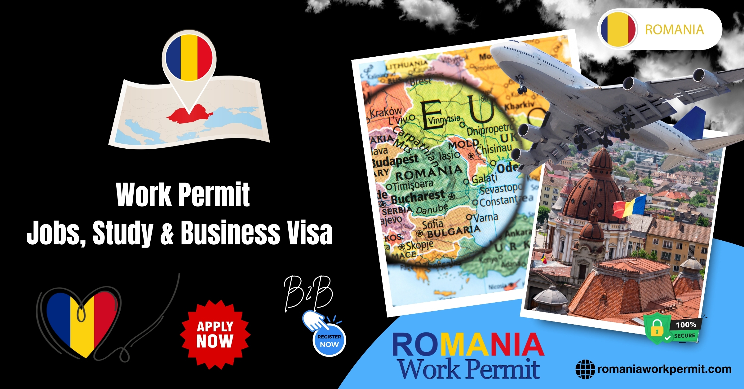 Romania Work Permit, Study, Jobs, and EU Blue Card Visa Requirements for Cameroonians